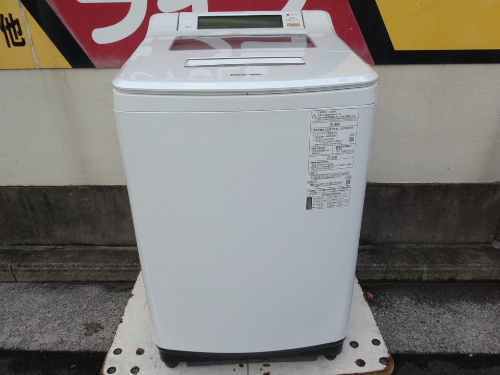 パナソニック　全自動洗濯機　8kg  NA-SJFA806　2019年製　税込み36,080円のサムネイル